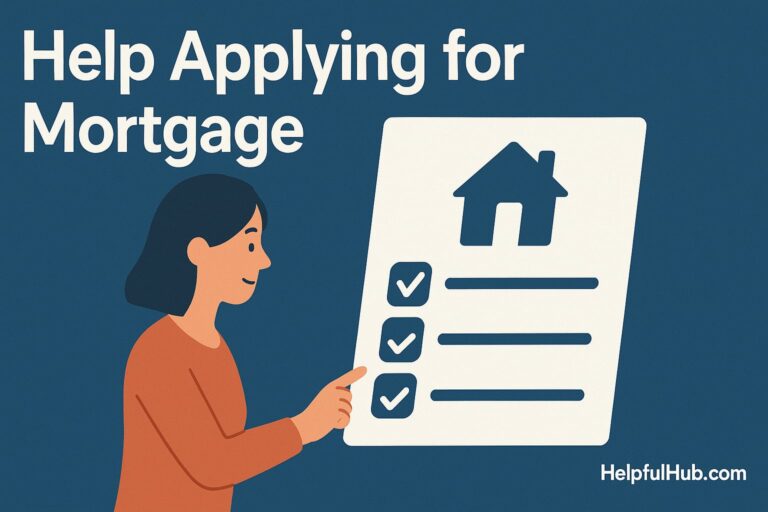 Help Applying for Mortgage