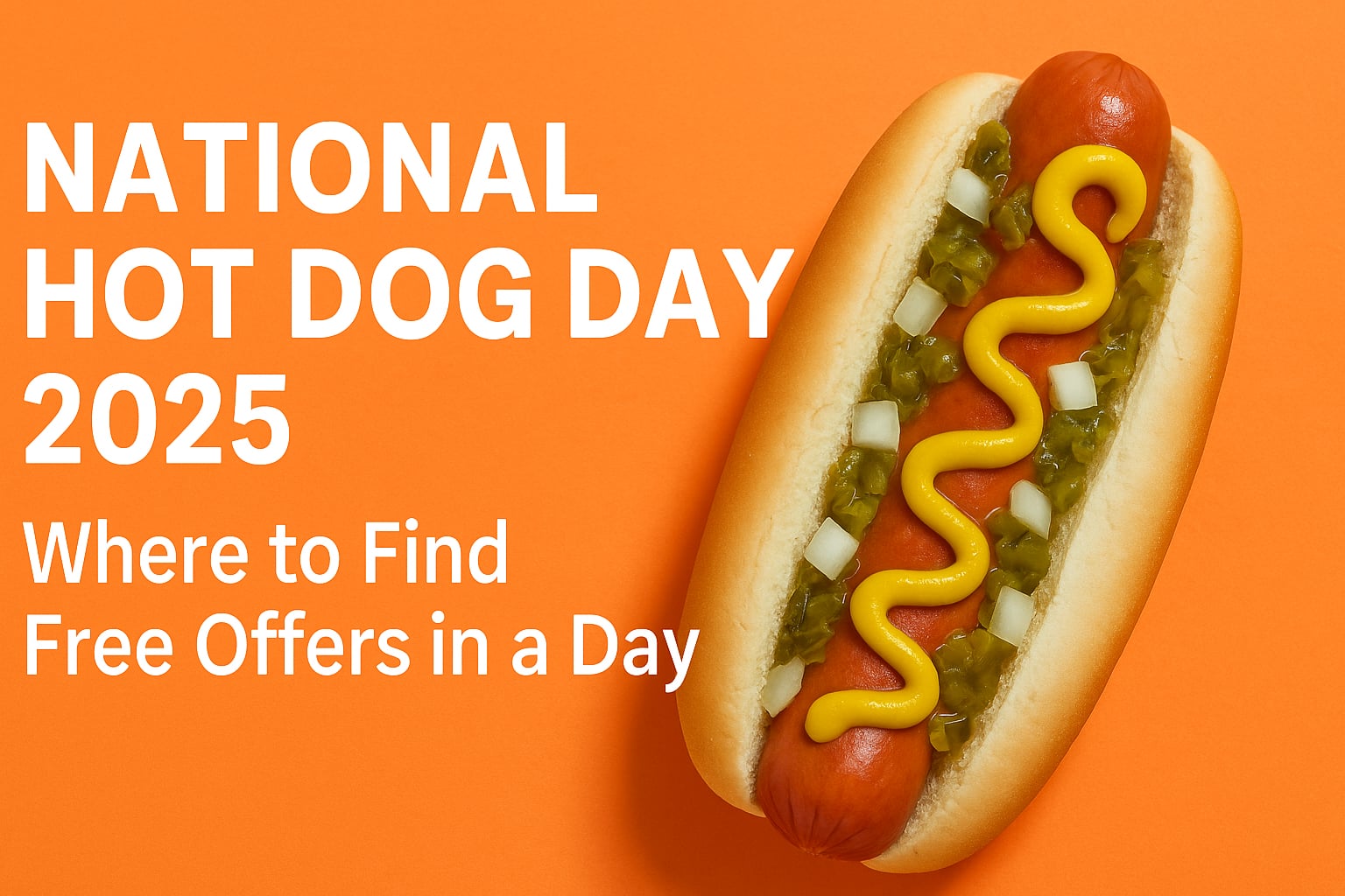 National Hot Dog Day 2025