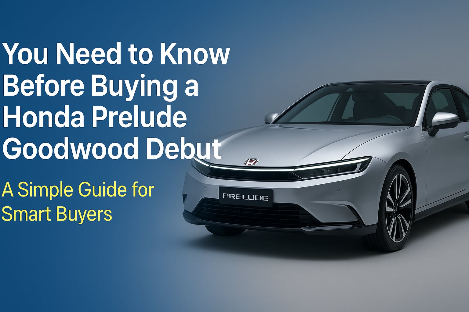 honda prelude goodwood debut