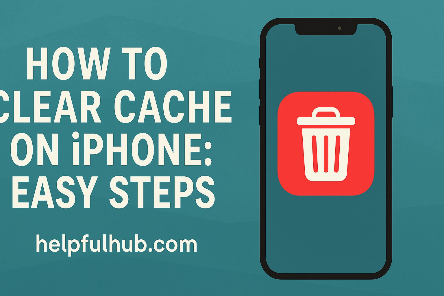 Clear Cache on iPhone