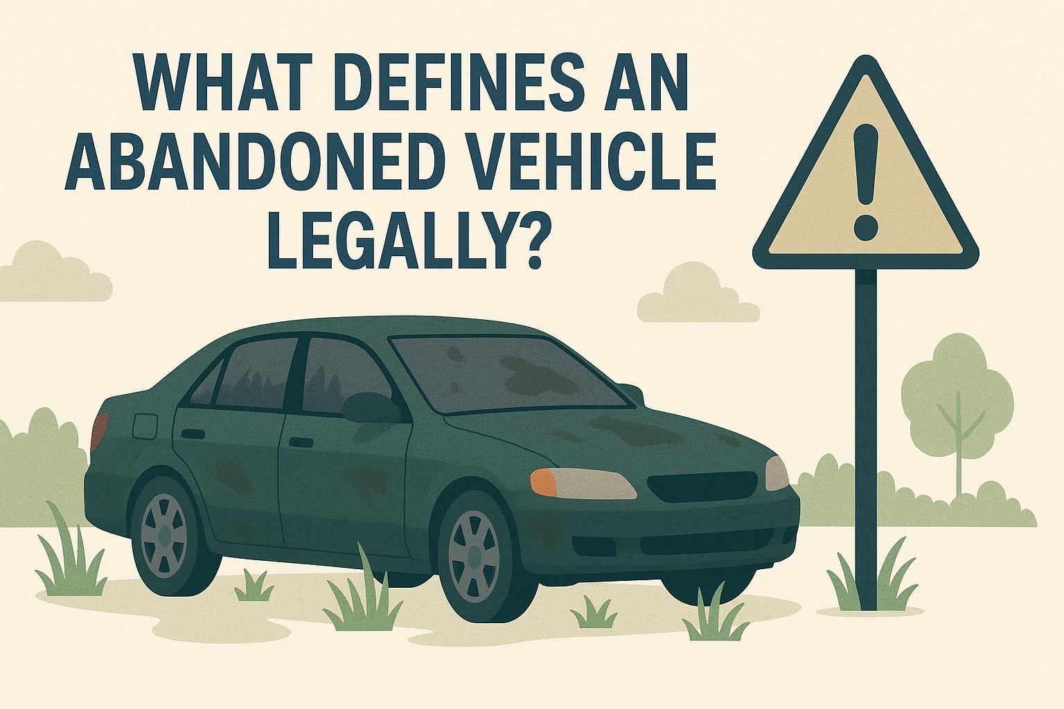 Abandoned Vehicle Legally