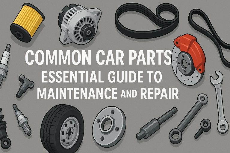 Common Car Parts: Essential Guide to Maintenance and Repair