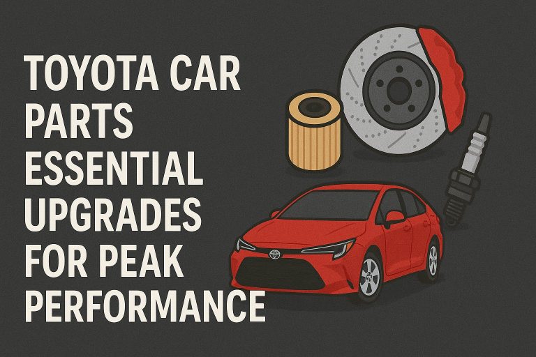 Toyota Car Parts Essential Upgrades for Peak Performance