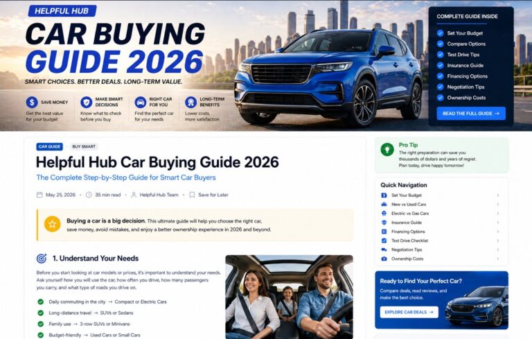 Car Buying Guide 2026 - Smart Tips to Buy the Right Car & Save Thousands