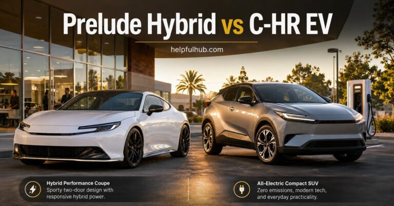2026 Honda Prelude Hybrid vs 2026 Toyota C-HR EV: Sporty Hybrid Coupe or Electric Crossover?