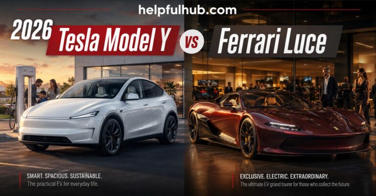 2026 Tesla Model Y vs 2026 Ferrari Luce: Mainstream EV SUV vs Ultra-Luxury Electric Ferrari