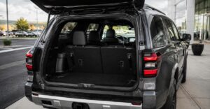 2026 Toyota 4Runner interior and rear cargo area view for SUV buyers
