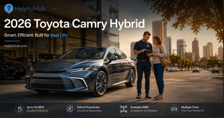2026 Toyota Camry Hybrid: MPG, AWD, Trims, Price, Features, and Buyer Guide