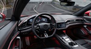 2027 Ferrari Luce driver focused cockpit interior