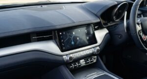 2027 Ferrari Luce infotainment and center display area