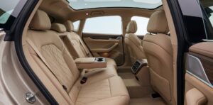 2027 Ferrari Luce rear seats and five seat practicality