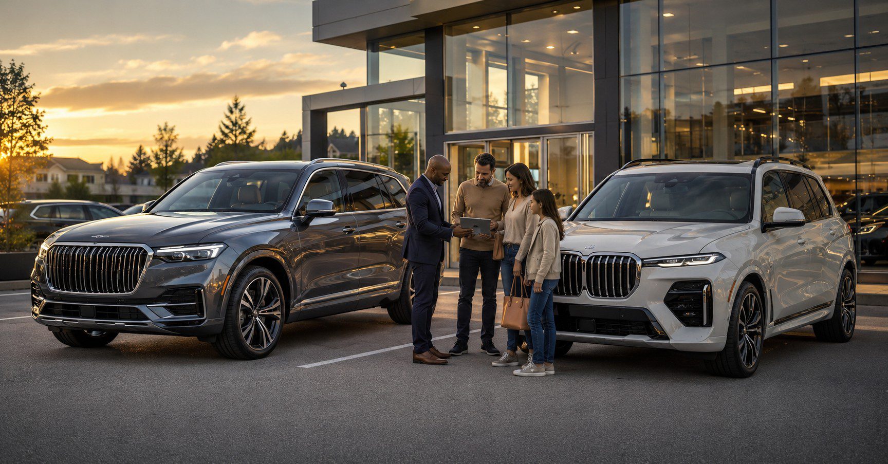 Audi Q9 vs BMW X7 luxury SUV comparison for US buyers