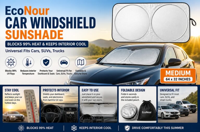 EcoNour car windshield sunshade USA