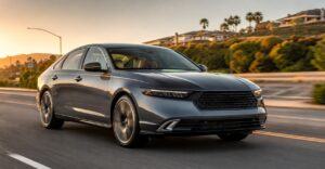 Honda Accord-inspired midsize hybrid sedan for American commuters and families