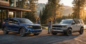 Honda Pilot and Passport-inspired SUVs for families road trips and adventure buyers in USA
