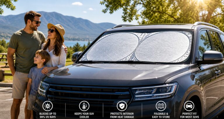 SUV Windshield Sunshade 2026 – Best Heat Protection for Your SUV